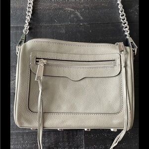 Rebecca Minkoff gray crossbody strap shoulder bags